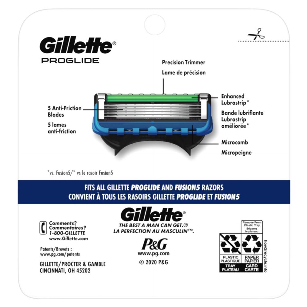 Gillette Proglide Razor Cartridge Refills